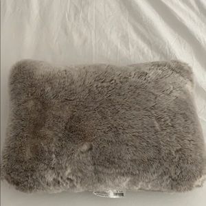14 x 20 faux fur throw pillow
